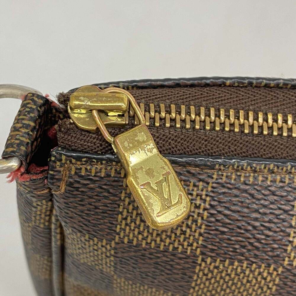 LOUIS VUITTON Brown Damier Pochette Pouch - Picture 8 of 9
